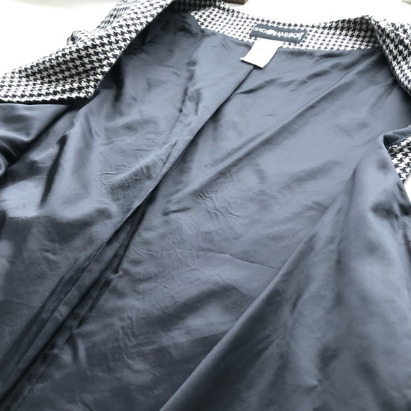 Sag Harbor Black & White Houndstooth Dress Size 4P - Picture 7 of 16